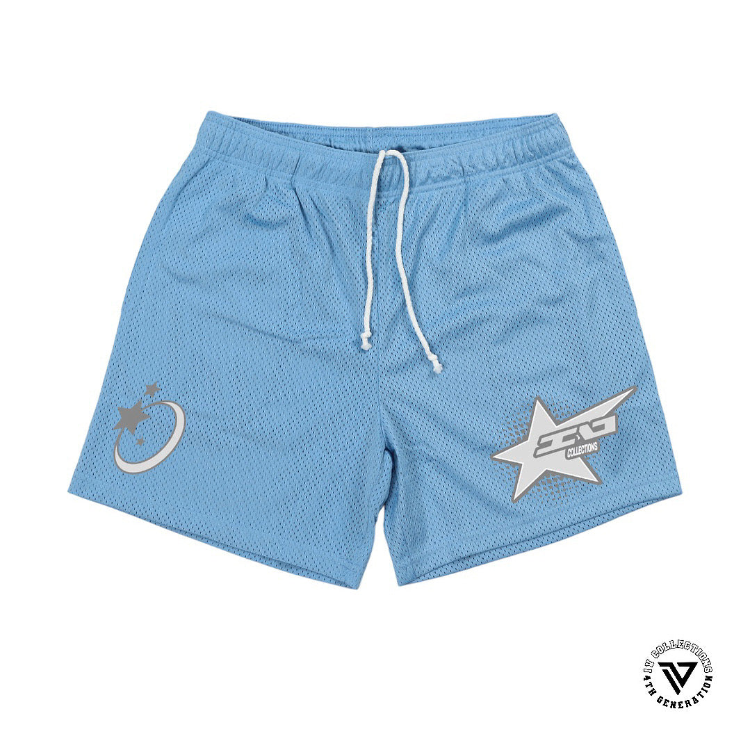 Sky Blue: World Tour Mesh Shorts